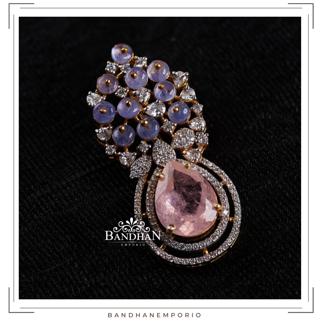 Pure 92.5 Silver Pendant Set