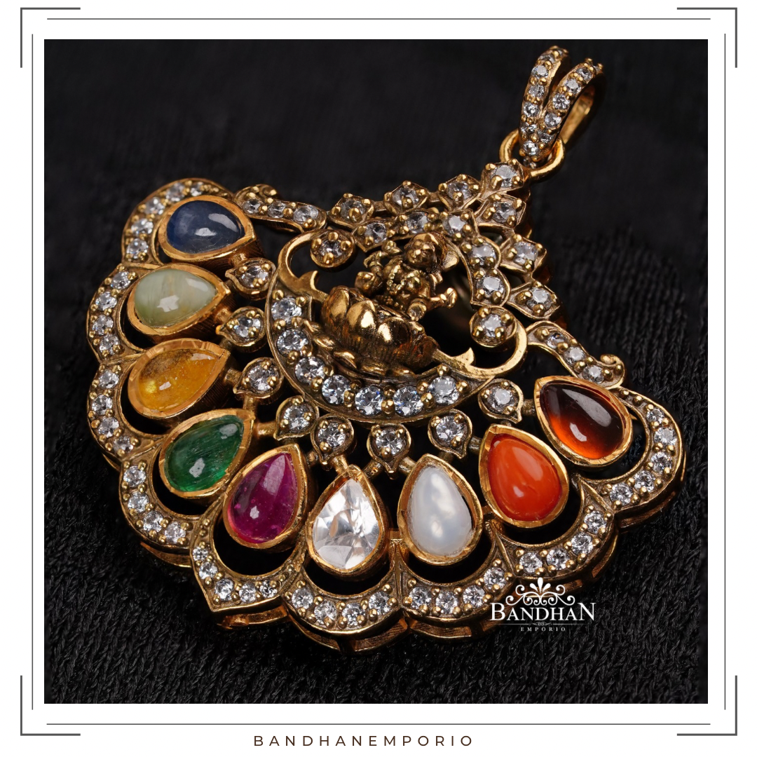 Pure 92.5 Silver Pendant Set