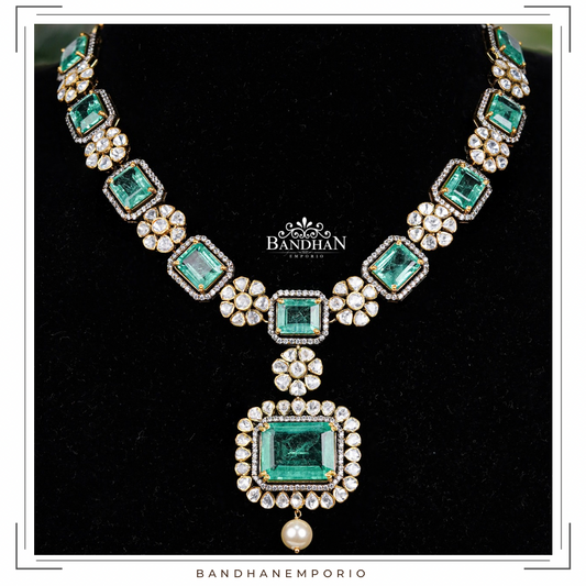 Pure 92.5 Silver Necklace set