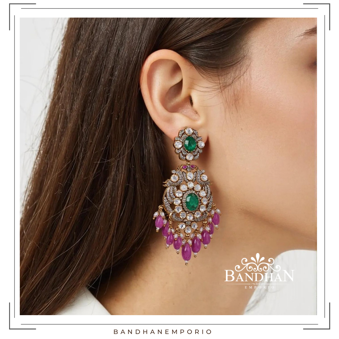 Pure 92.5 Silver Chandbali