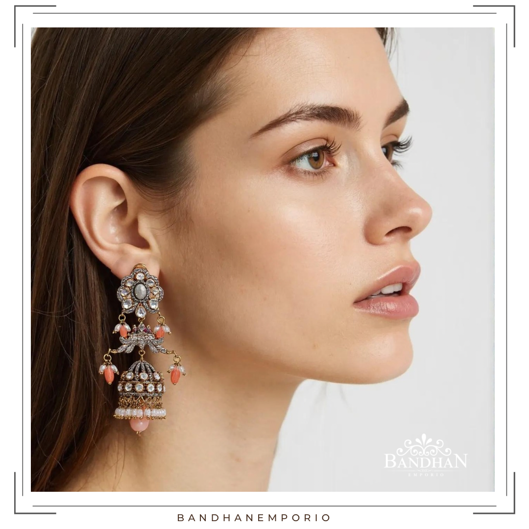 Pure 92.5 Silver Victorian Necklace set - 30% OFF - FINAL SALE