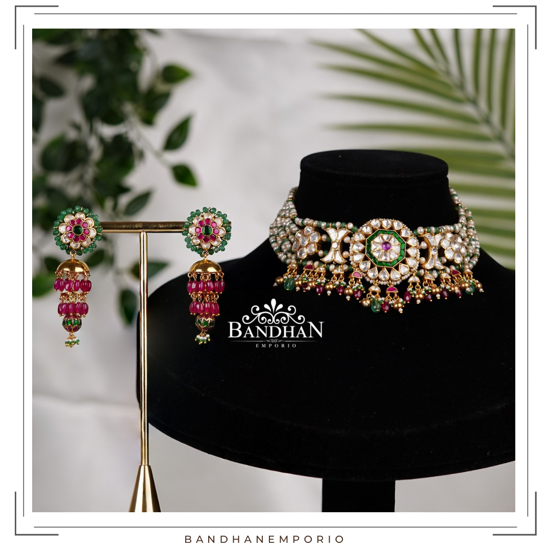 Pure 92.5 Silver choker Set