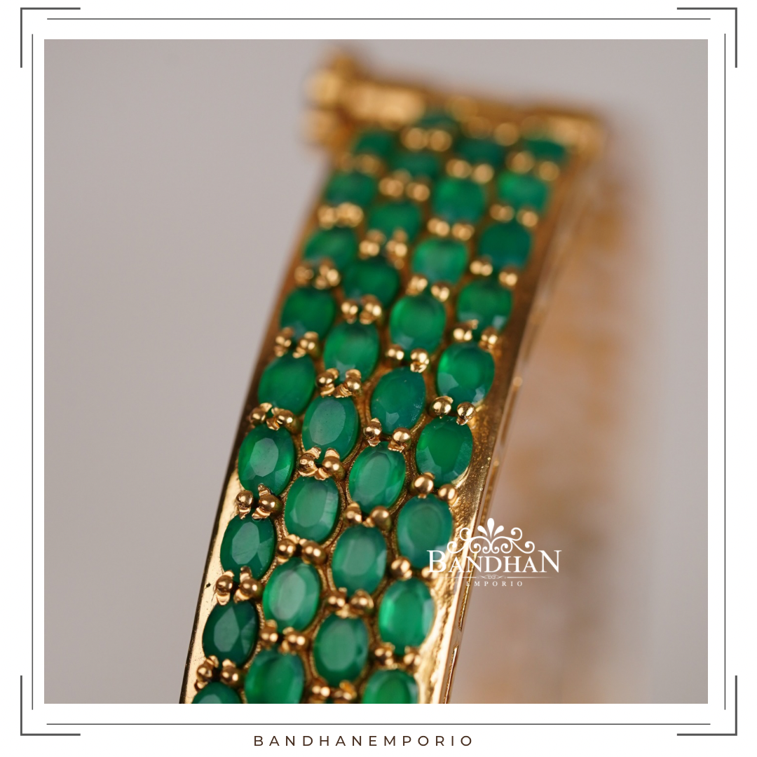 Pure 92.5 Silver Diamond Finish Bangle