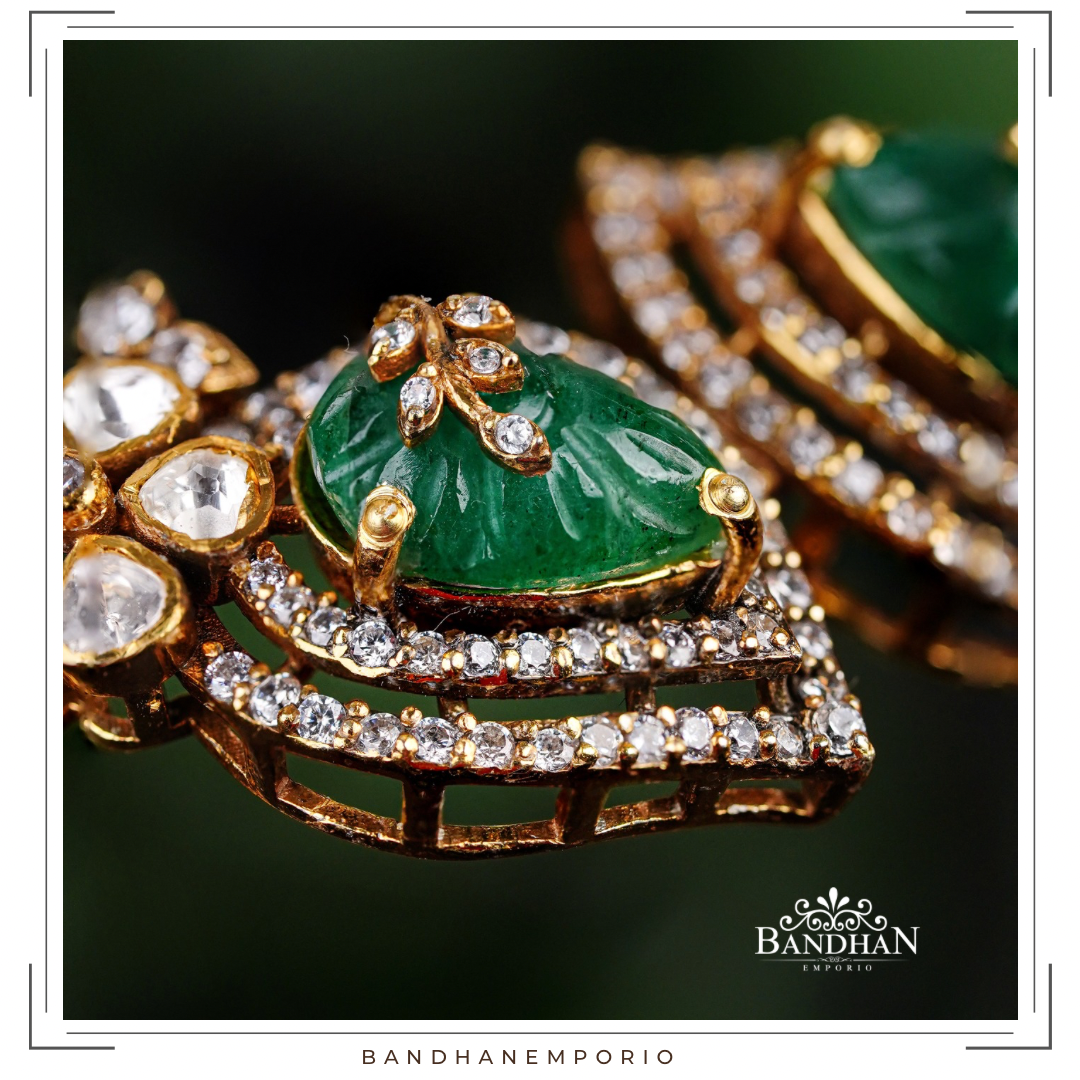 Pure 92.5 Silver Polki Bangle