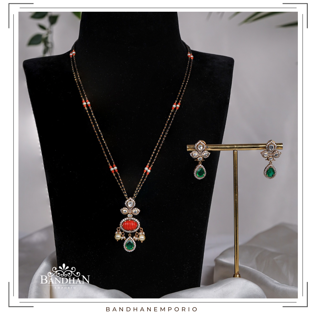 Pure 92.5 Silver Necklace set