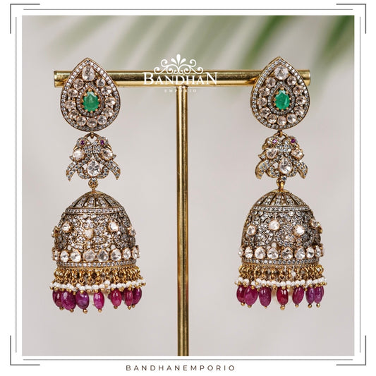 Pure 92.5 Silver Jhumkas