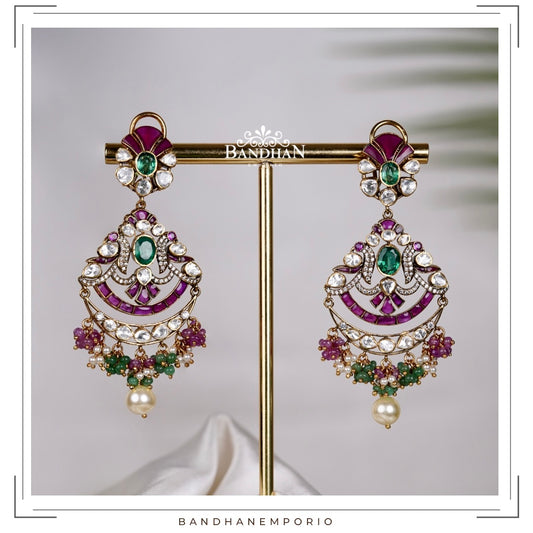 Pure 92.5 Silver Chandbali