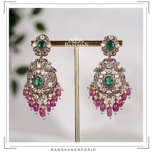 Pure 92.5 Silver Chandbali