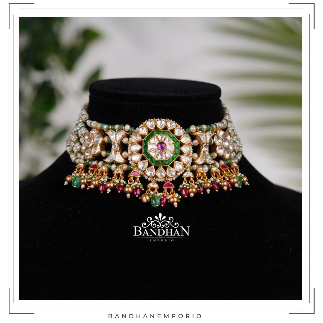 Pure 92.5 Silver choker Set