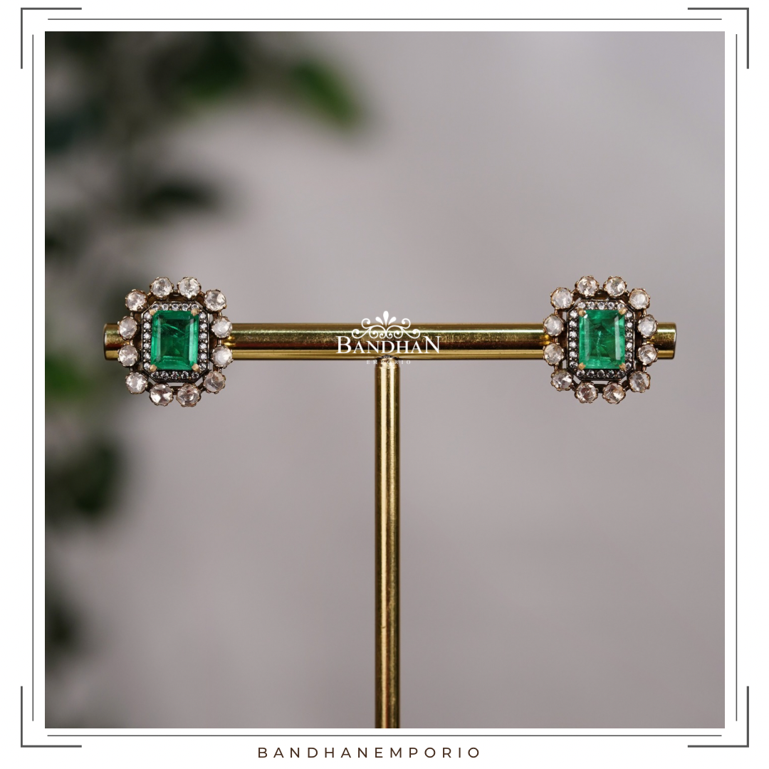 Pure 92.5 Silver Victorian Pendant Set