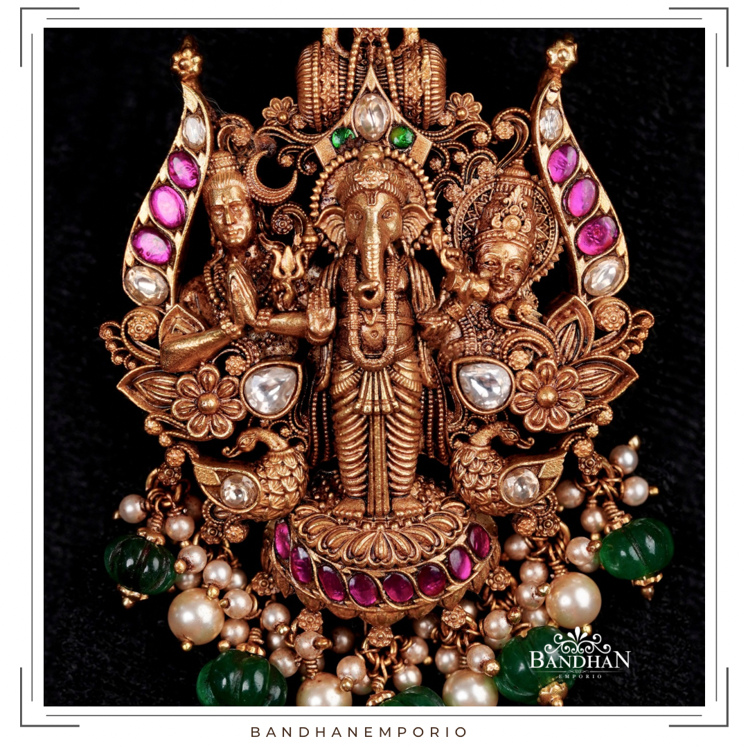 Pure 92.5 Silver Lord Ganesha Pendant