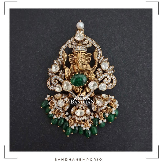 Pure 92.5 Silver Pendant Set