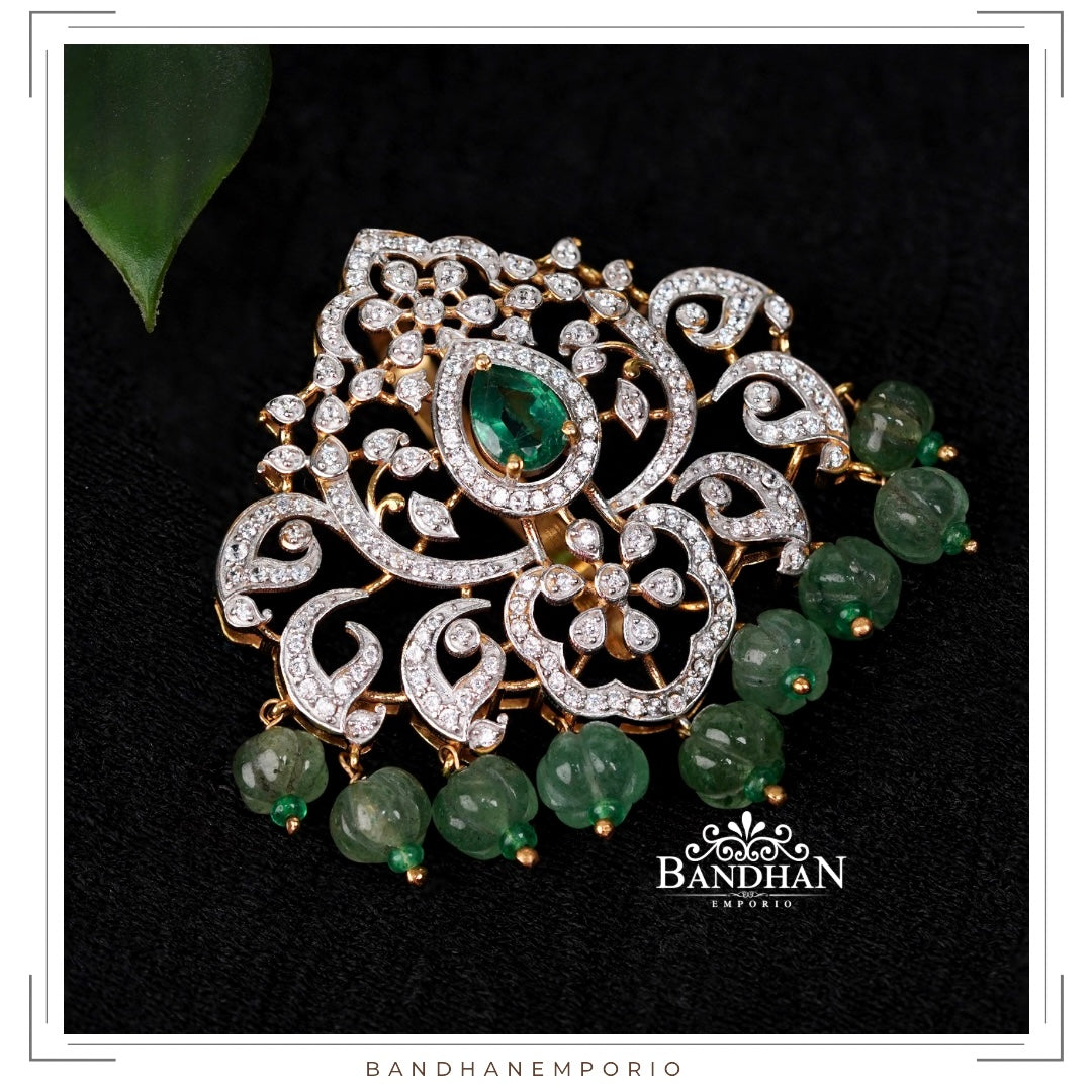 Pure 92.5 Silver Pendant Set