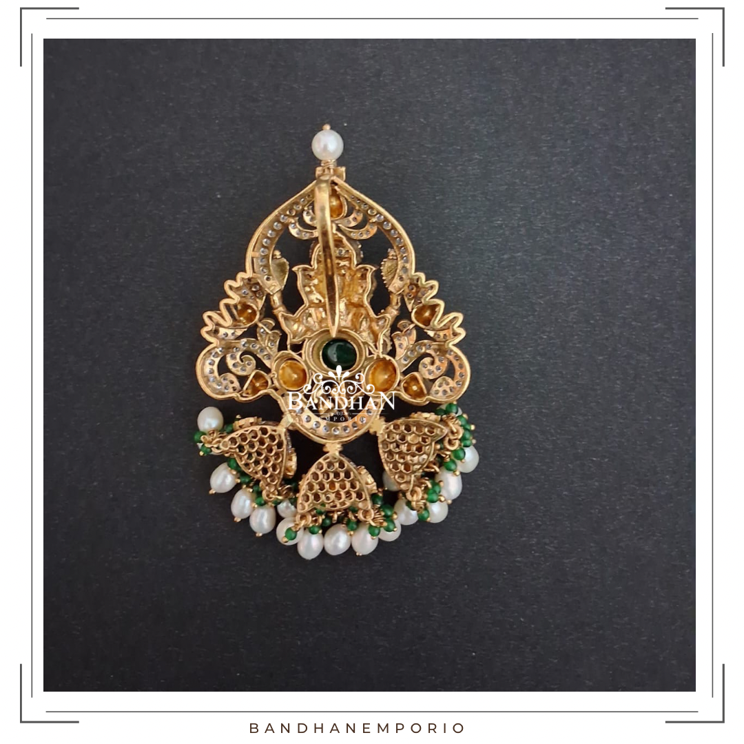 Pure 92.5 Silver Pendant Set