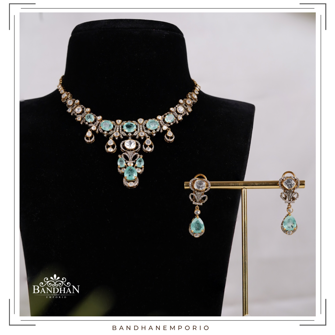 Pure 92.5 Silver Necklace Set