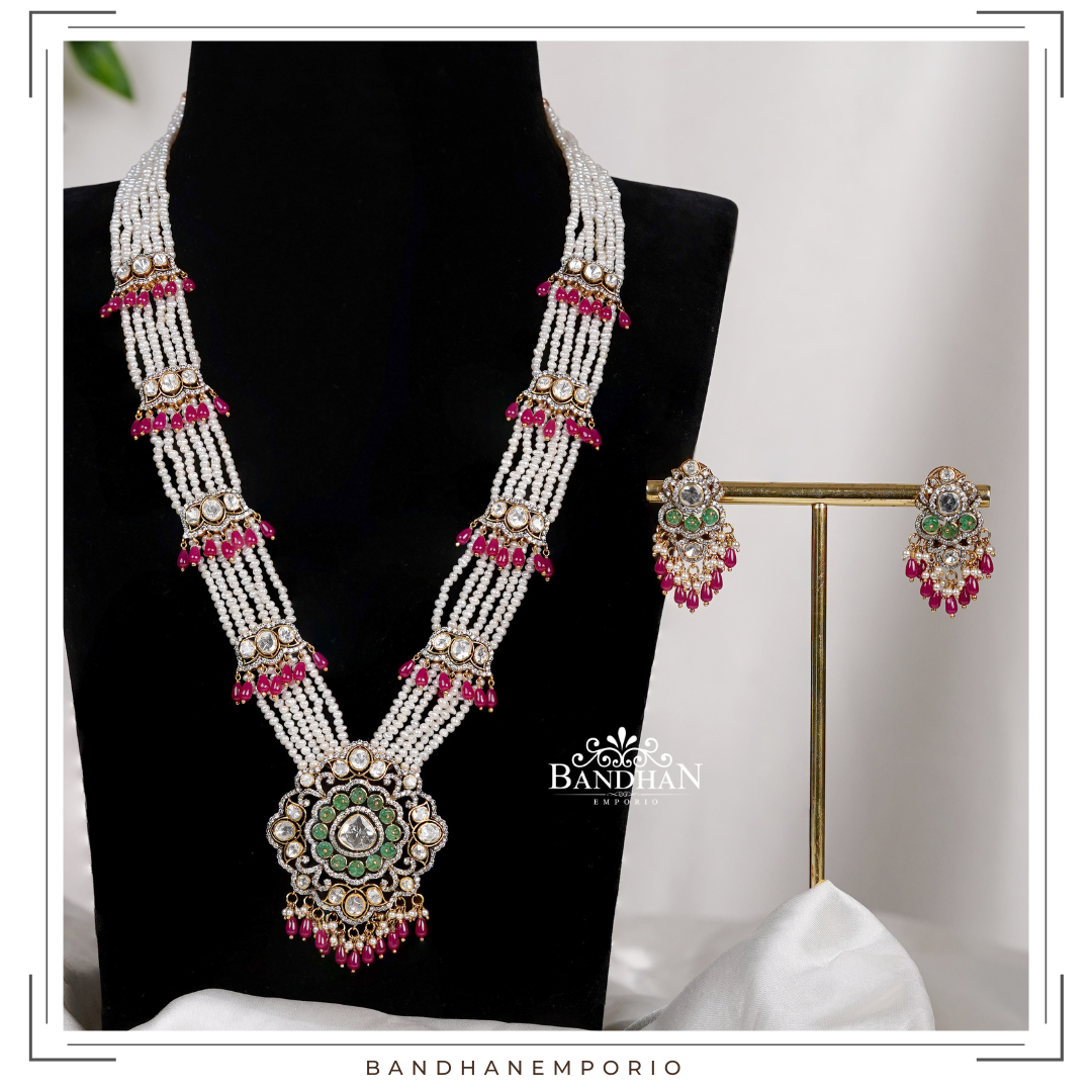 Pure 92.5 Silver Necklace set