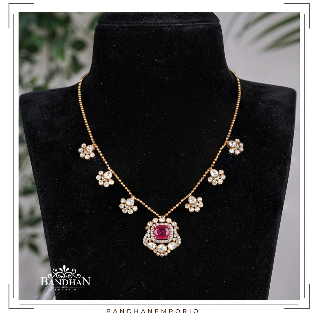 Pure 92.5 Silver Necklace set