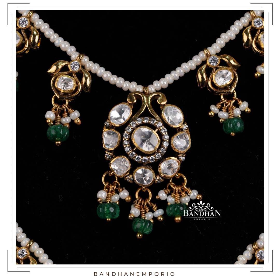 Pure 92.5 Silver Layered Necklace Set