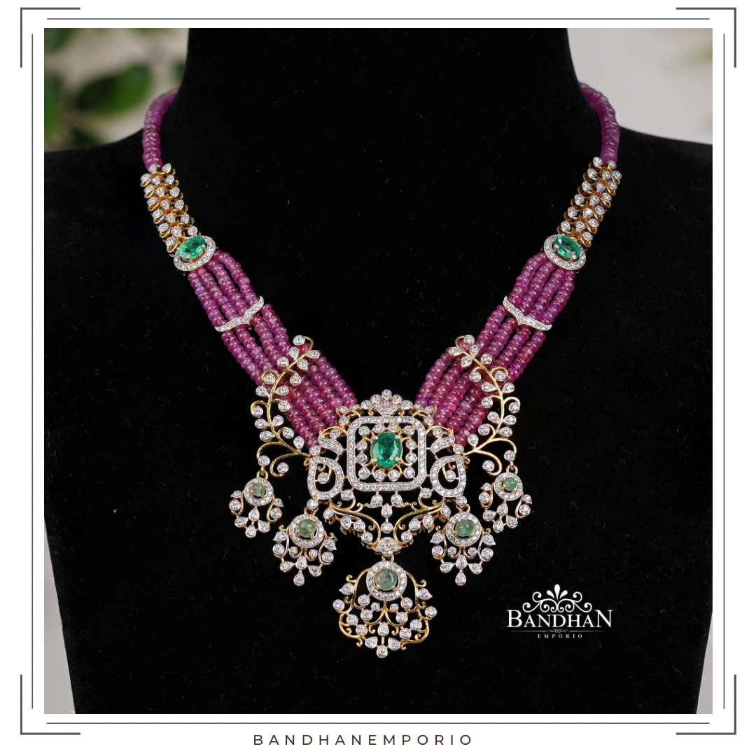 Pure 92.5 Silver Necklace Set