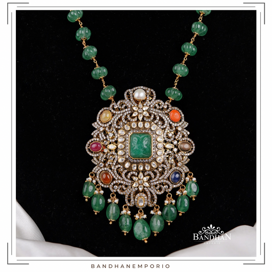 Pure 92.5 Silver Necklace Set