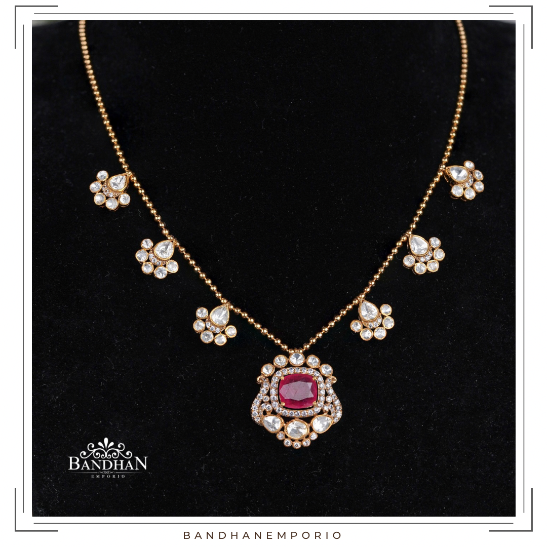 Pure 92.5 Silver Necklace set