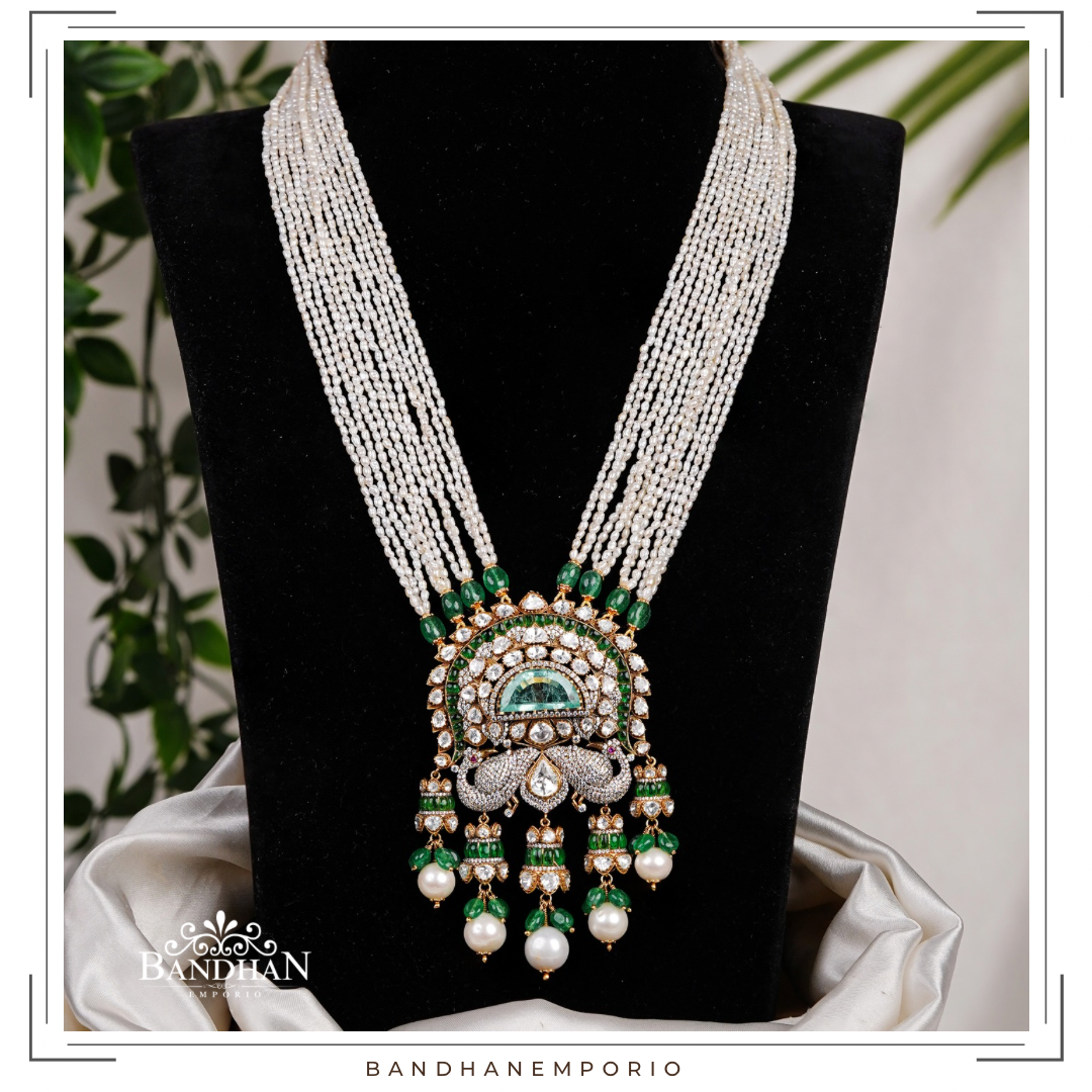 Pure 92.5 Silver Necklace Set