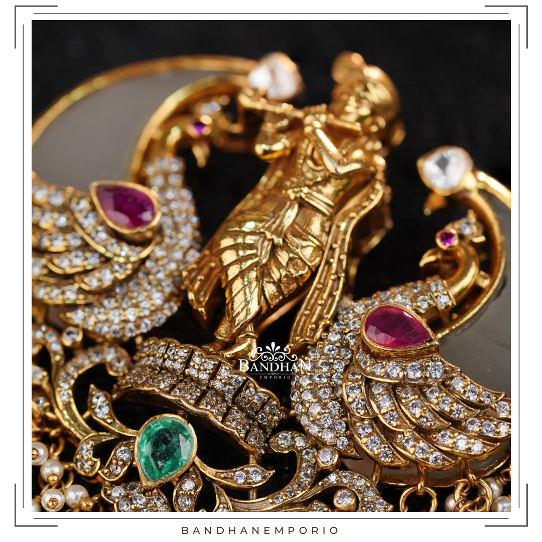 Pure 92.5 Silver Lord Krishna Pendant