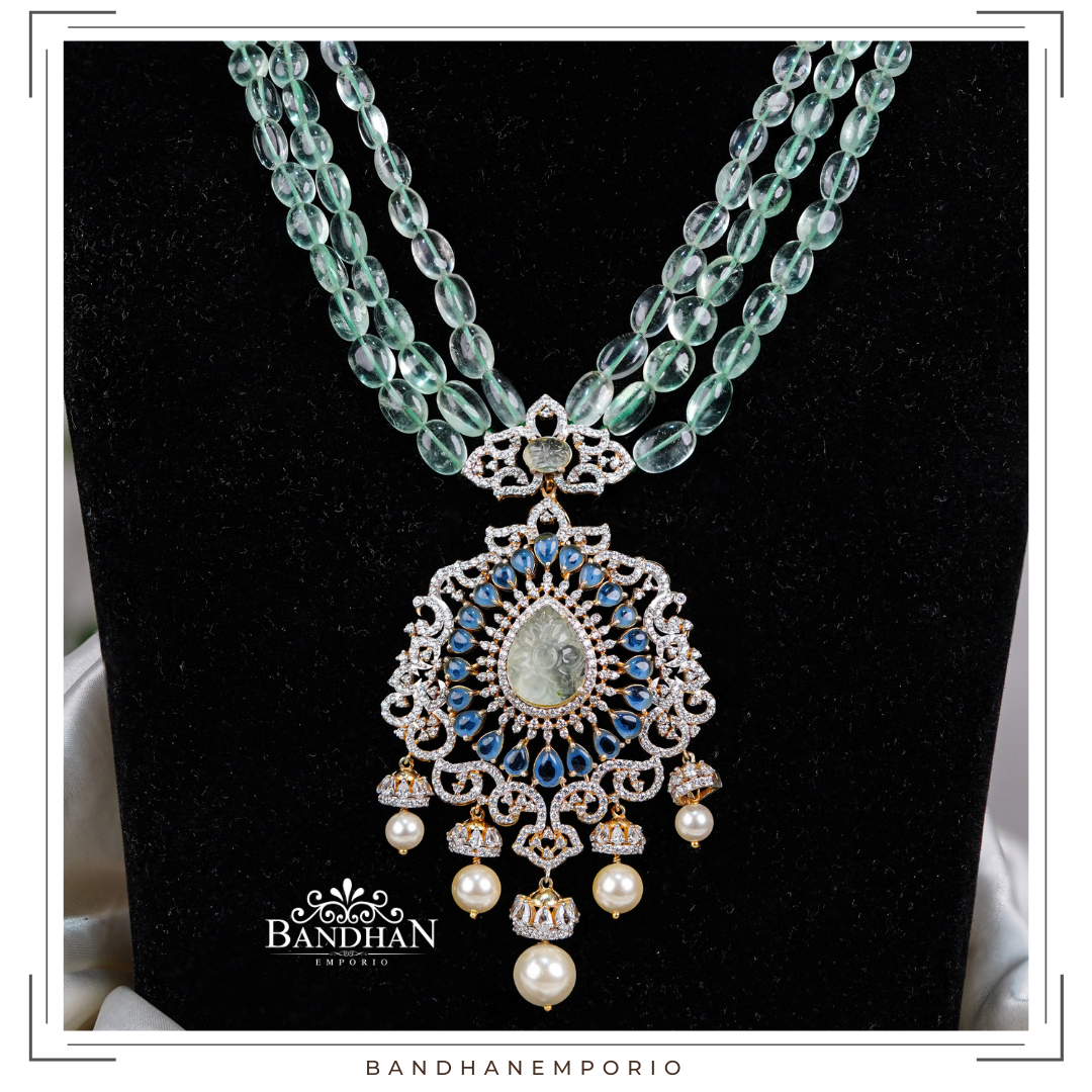 Pure 92.5 Silver Necklace Set
