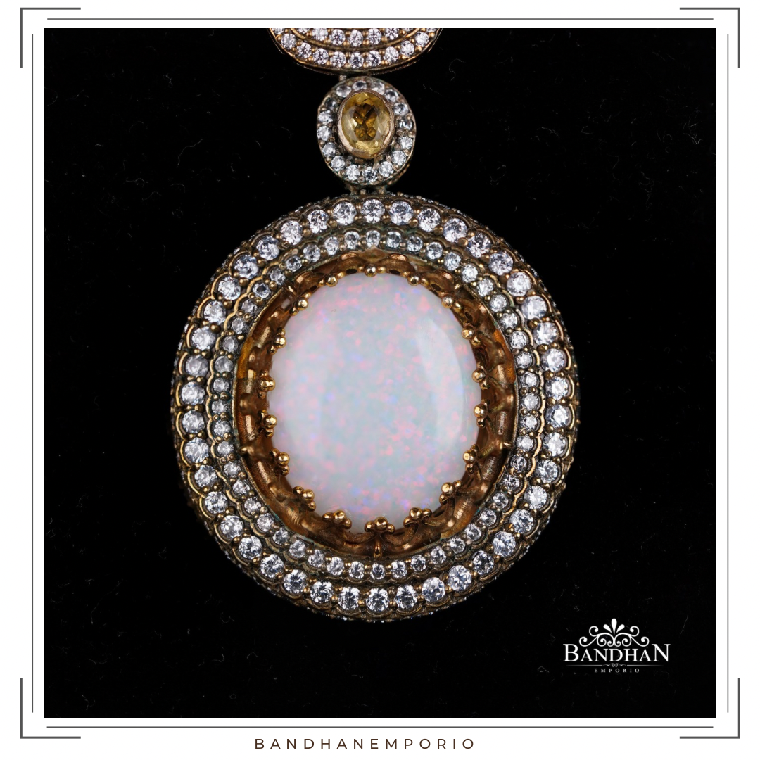 Pure 92.5 Silver Necklace Set