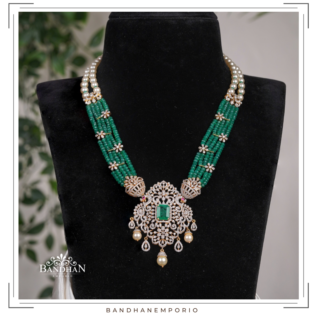 Pure 92.5 Silver Necklace set