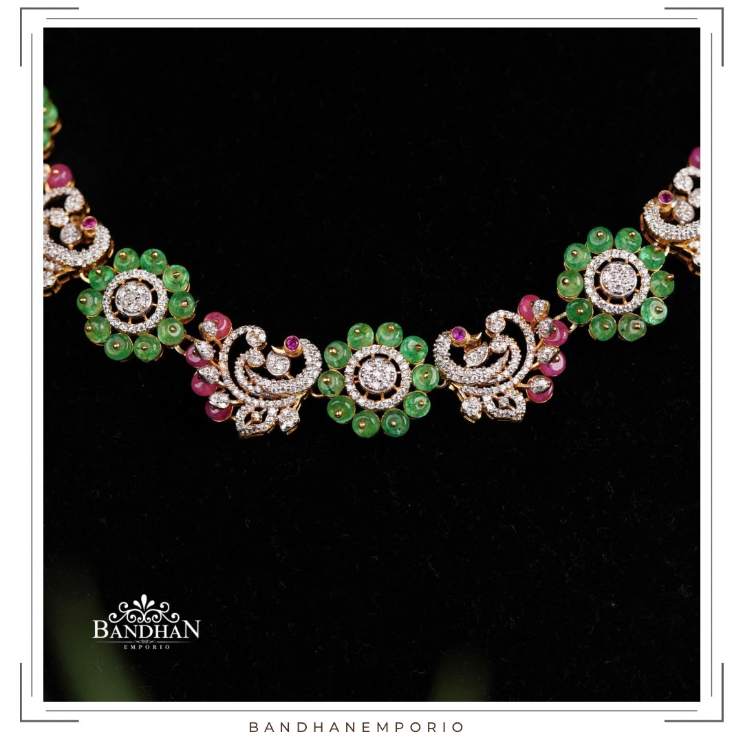Pure 92.5 Silver Necklace Set