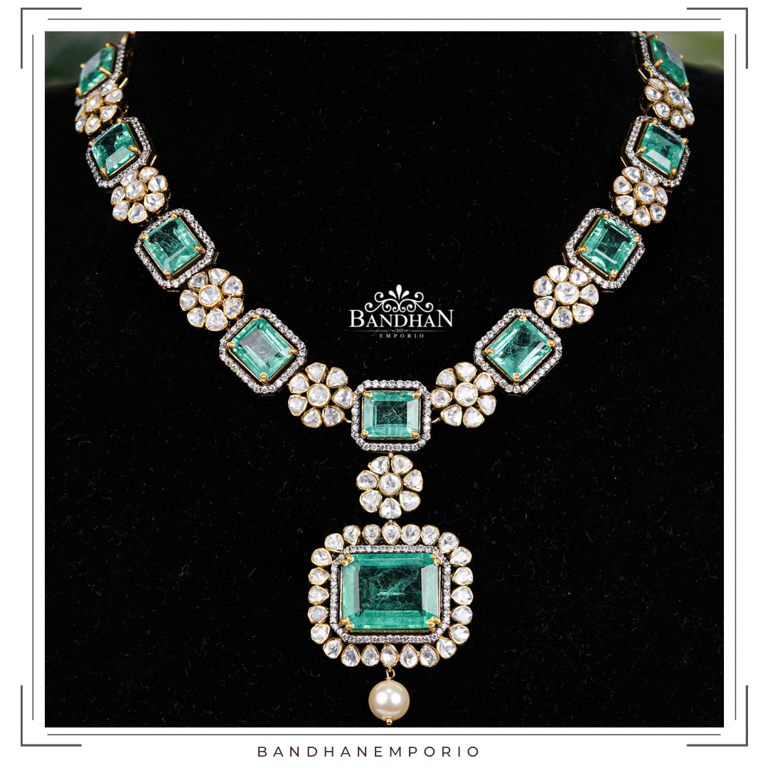 Pure 92.5 Silver Necklace set
