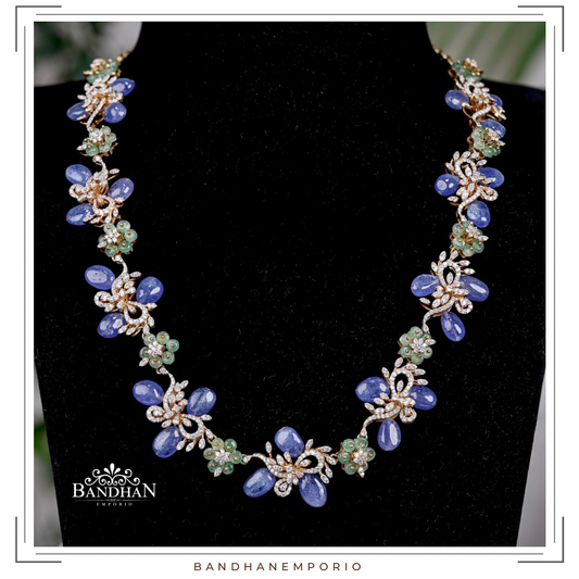 Pure 92.5 Silver Necklace Set