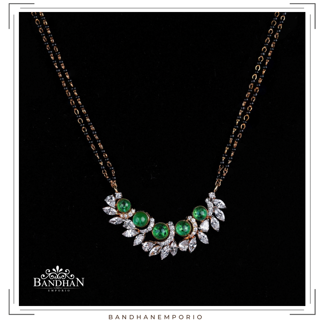 Pure 92.5 Silver Black beads Necklace