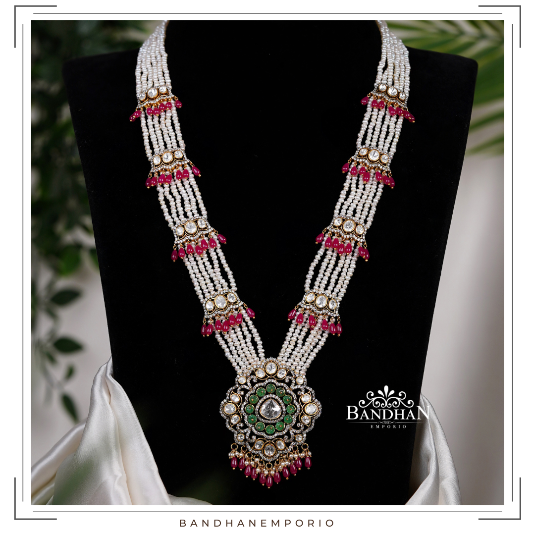 Pure 92.5 Silver Necklace set