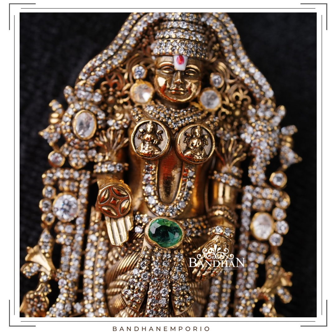 Pure 92.5 Silver Balaji Pendant