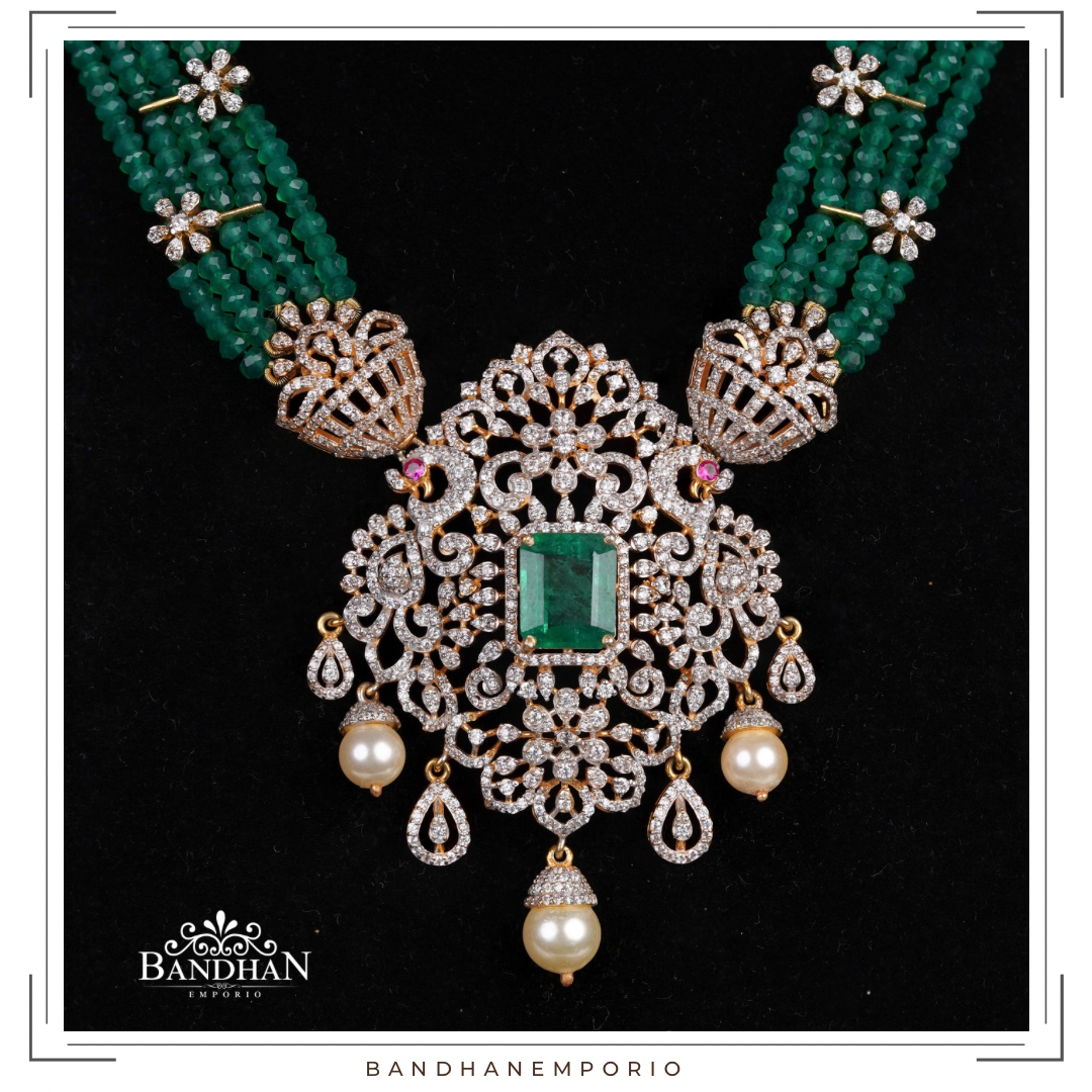 Pure 92.5 Silver Necklace set