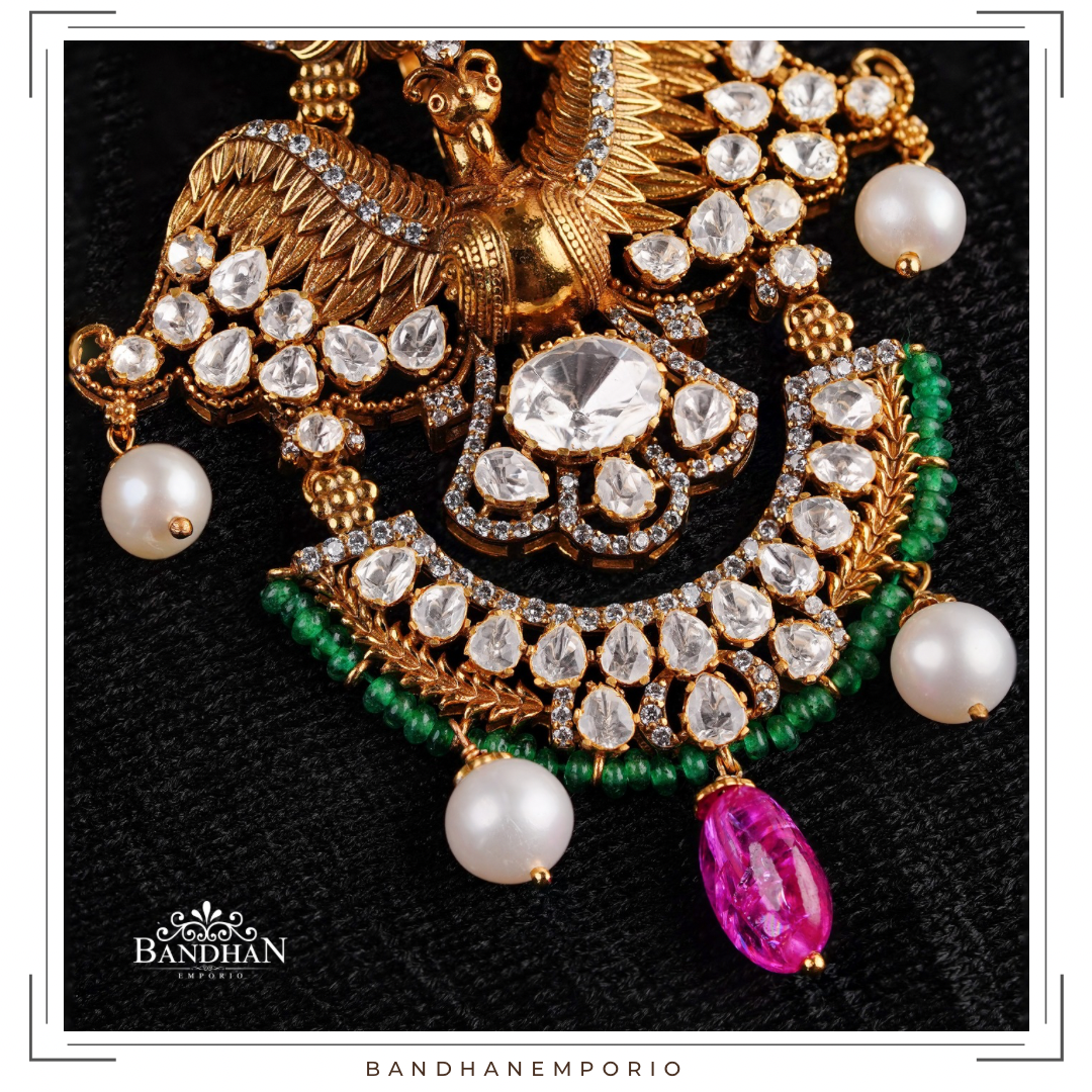 Pure 92.5 Silver Pendant Set