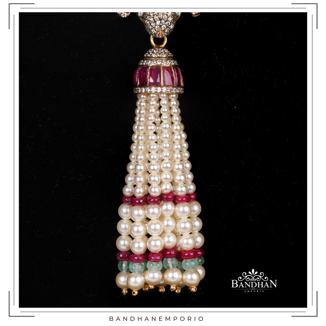 Pure 92.5 Silver Necklace Set