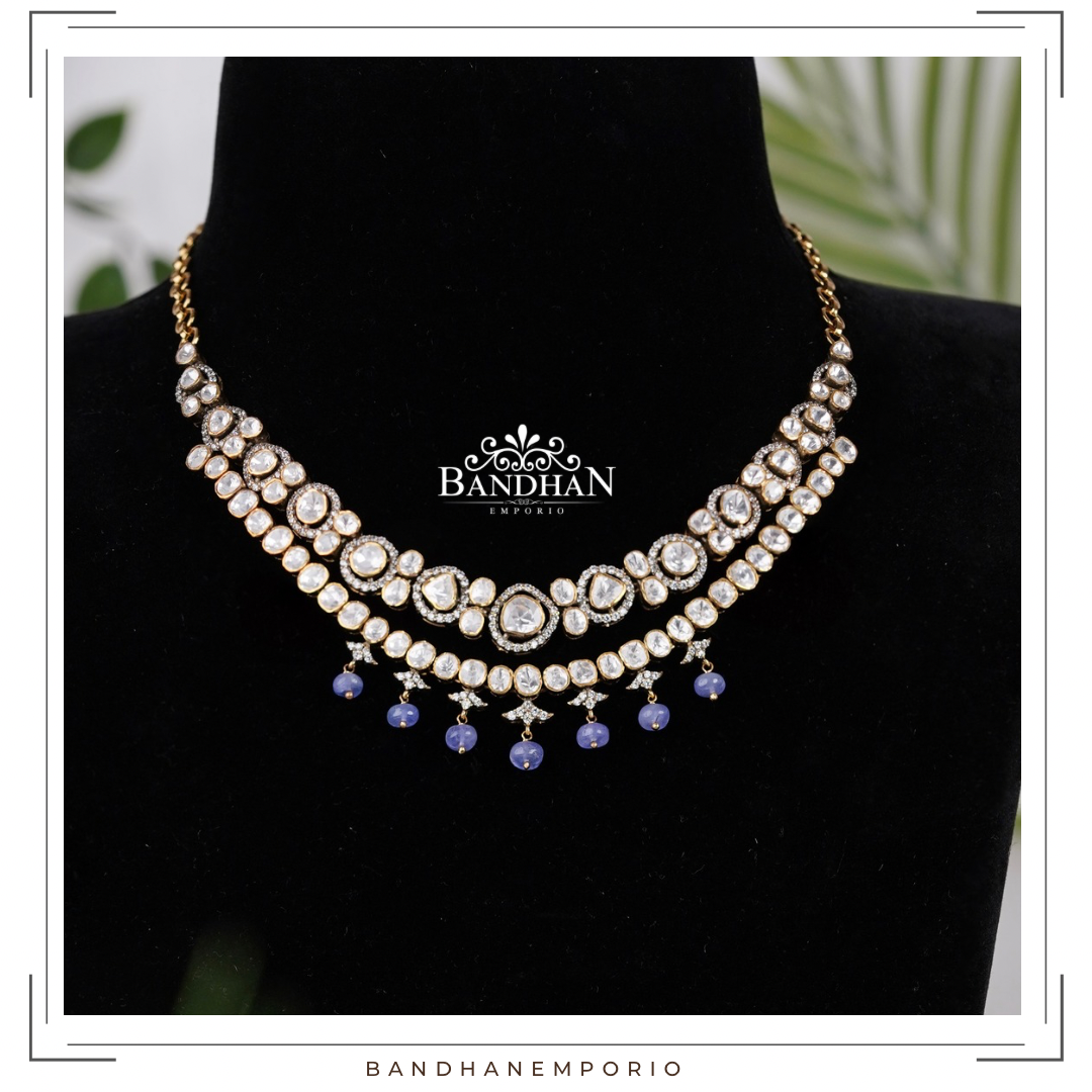 Pure 92.5 Silver Necklace set