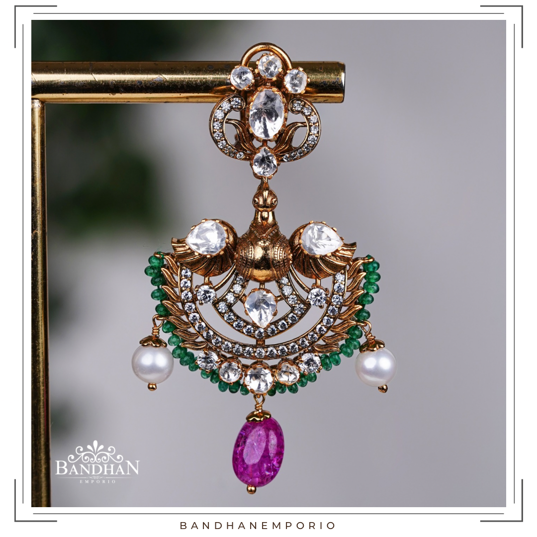 Pure 92.5 Silver Pendant Set