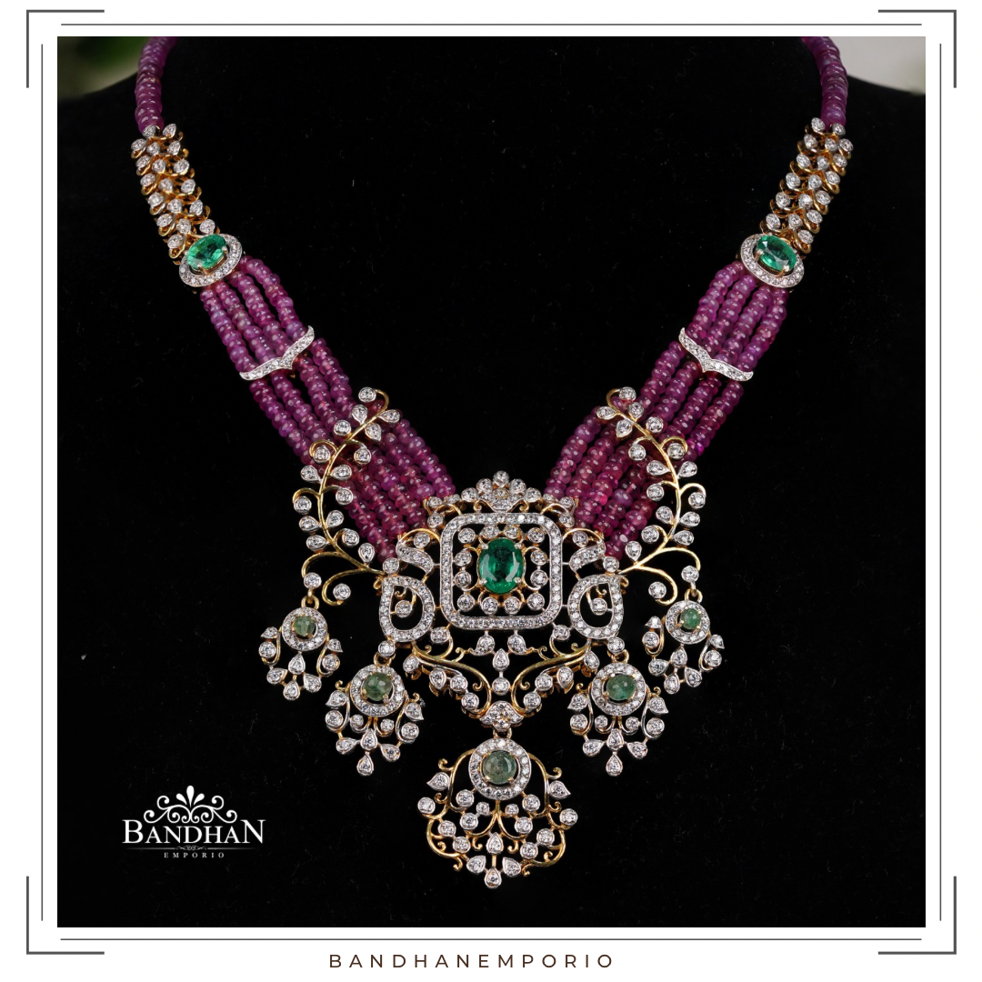 Pure 92.5 Silver Necklace Set