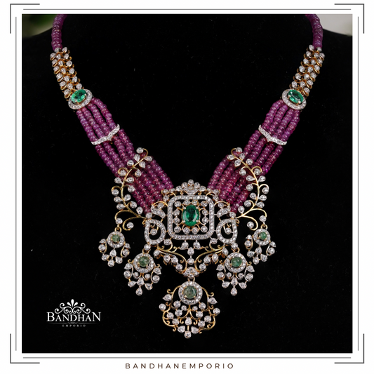 Pure 92.5 Silver Necklace Set