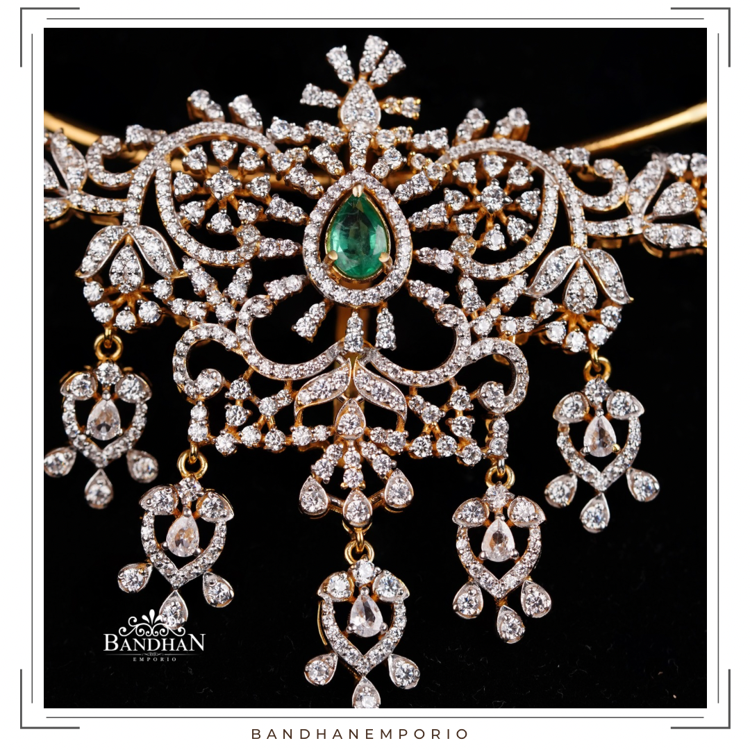 Pure 92.5 Silver Pendant Set with Hasli