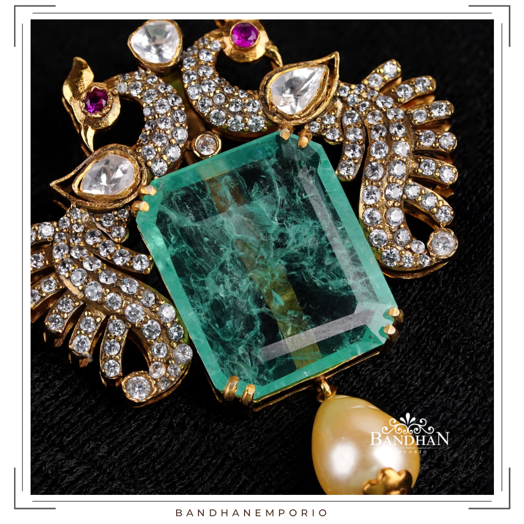 Pure 92.5 Silver Pendant Set