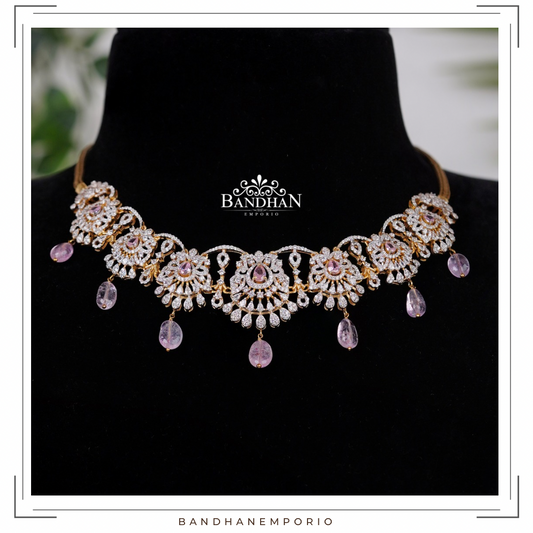 Pure 92.5 Silver Necklace set