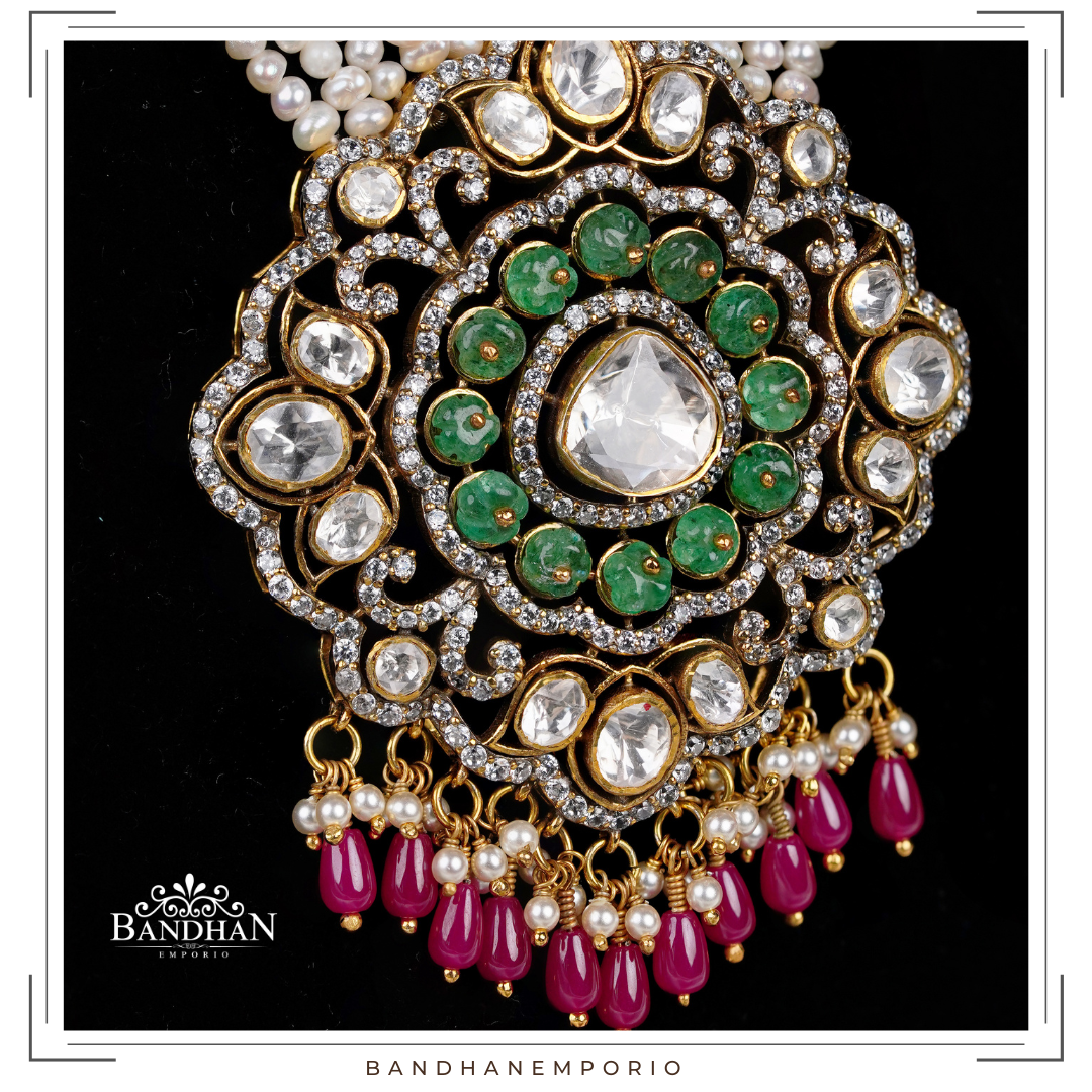 Pure 92.5 Silver Necklace set