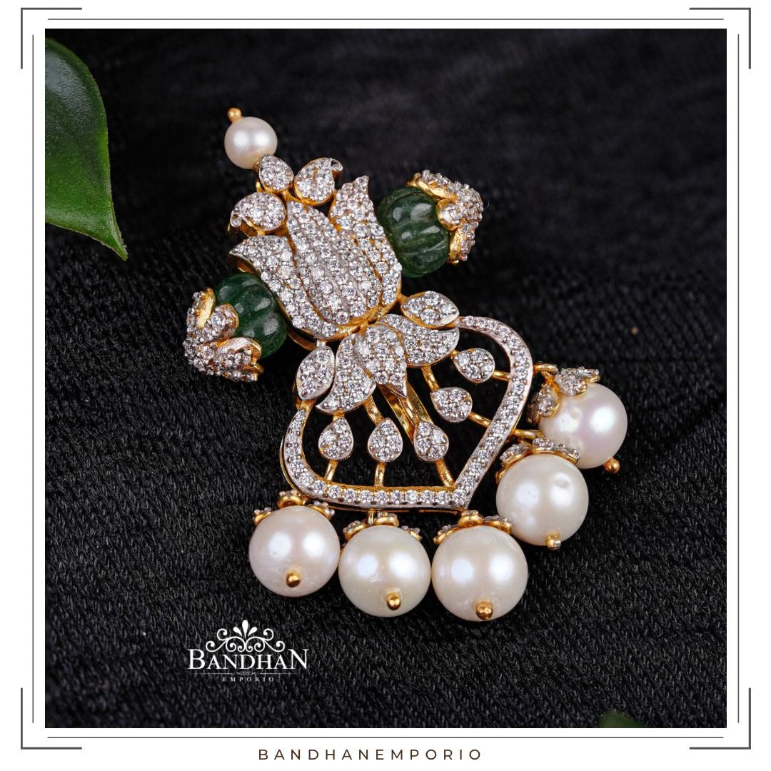 Pure 92.5 Silver Pendant Set