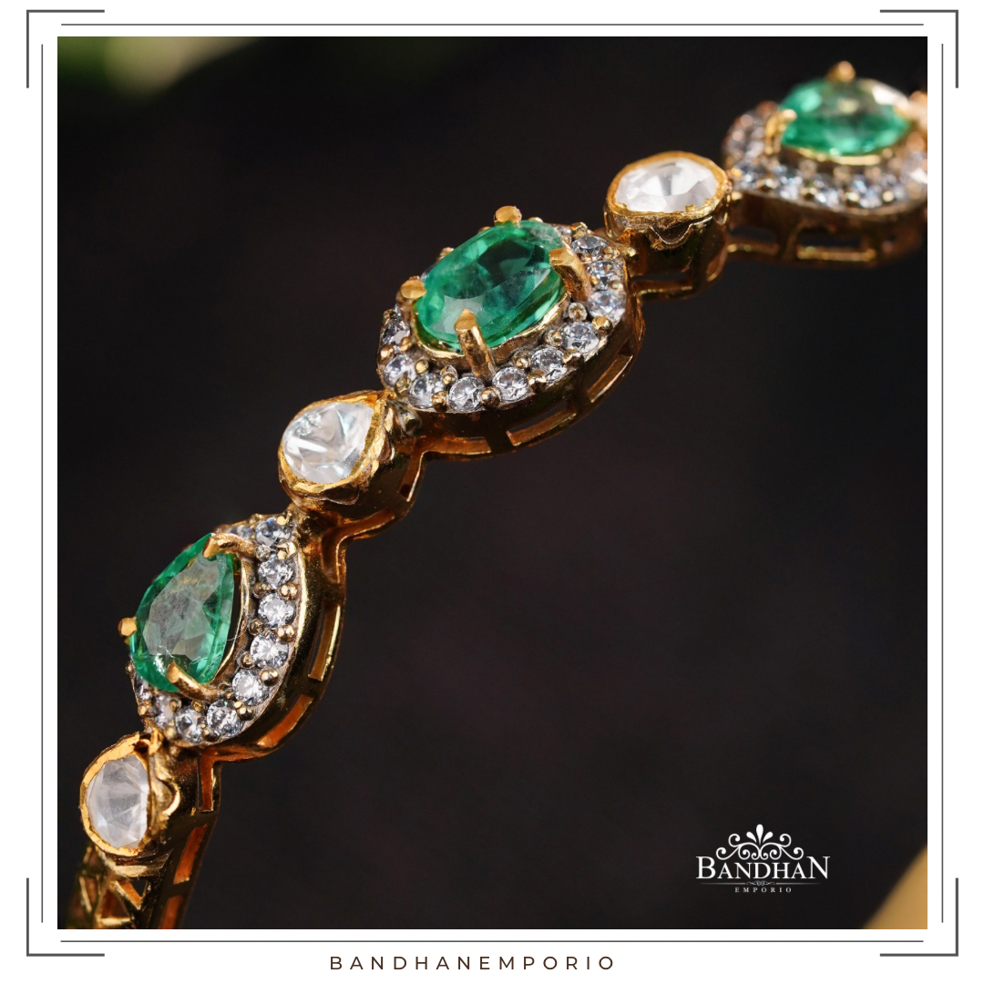 Pure 92.5 Silver Victorian Finish Bangle