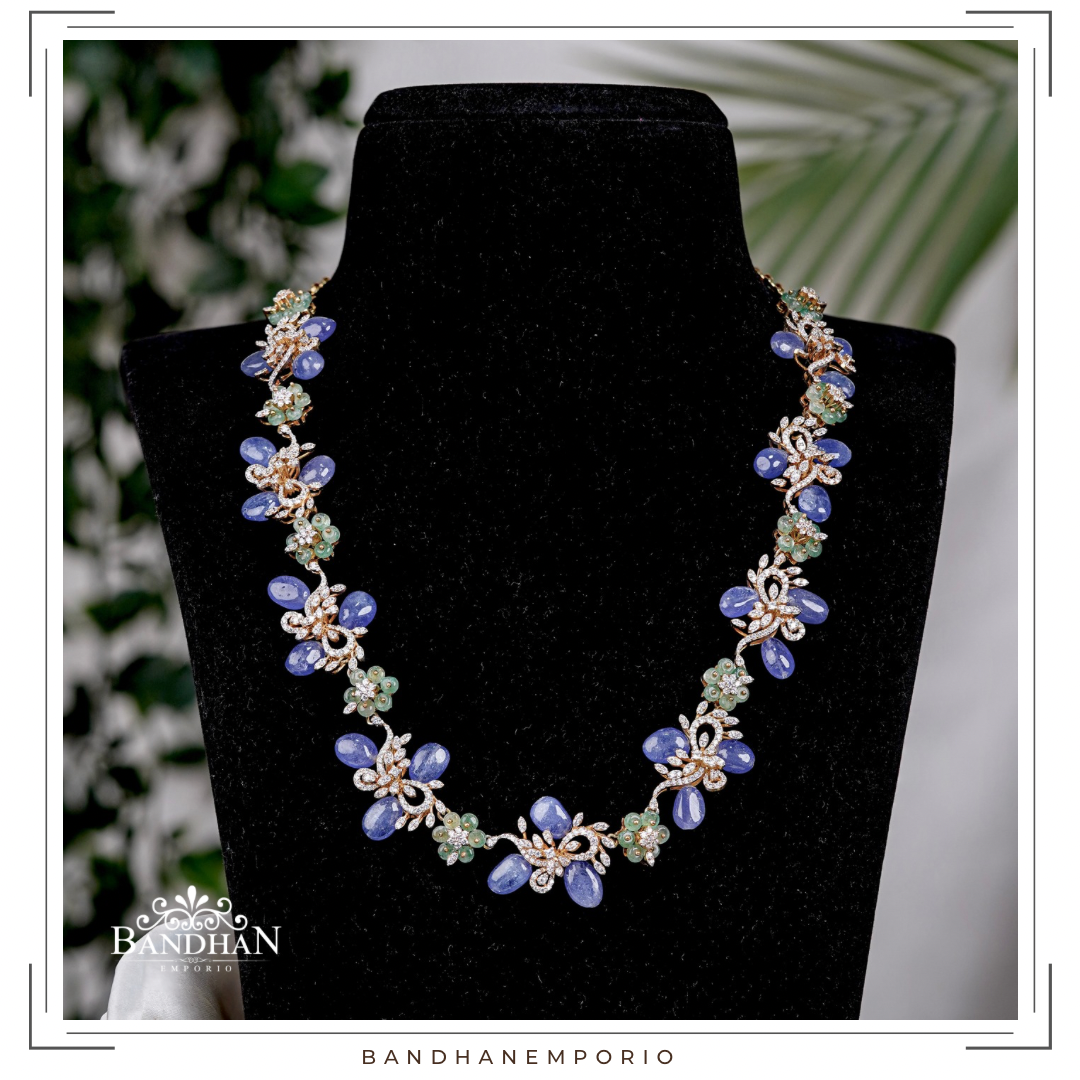 Pure 92.5 Silver Necklace Set